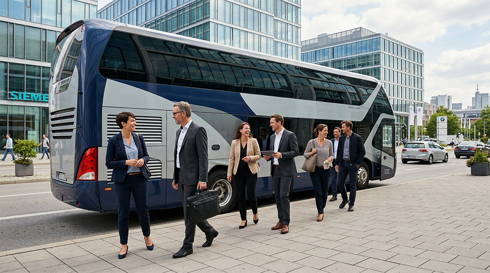 Reisebus für Messen und andere Großevents